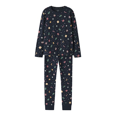 Name It - FORUDBESTILLING Vismas LS Nattøj Kids, Navy Blazer