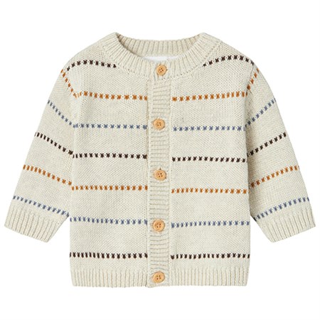 Name It - Refolle Strik Cardigan, Peyote Melange