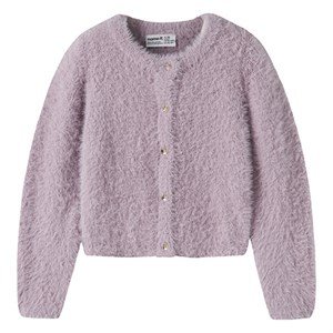 Name It - NMF REVERA LS KNIT SHORT CARD, Mauve Shadows