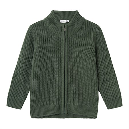 Name It - Varolly Strik Cardigan, Dark Forest