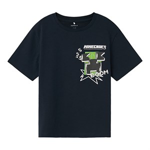 Name It - Odet Minecraft T-shirt SS BFU, Dark Sapphire