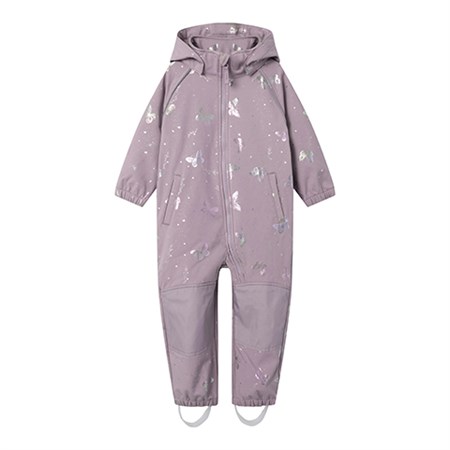 Name It - Alfa08 Softshell Suit Foil Butterfly IFO Noos, Elderberry