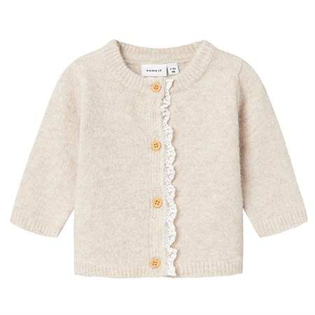 Name It - Rikimmi Strik Cardigan, Summer Sand