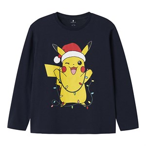 Name It - Olyf Pokemon Nreg Top Sky LS, Dark Sapphire