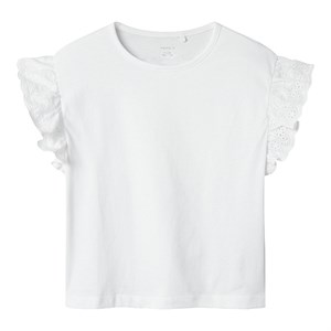 Name It - Hrejaline Short Nreg Top Capsl, Lucent White
