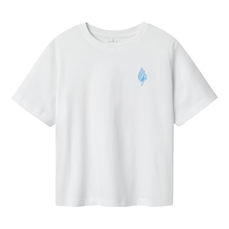 Name It - Jassa Nreg Top SS, Lucent White