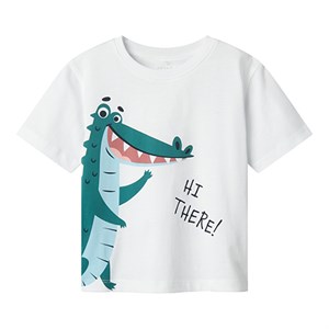 Name It - Helge Nreg Top SS, Lucent White