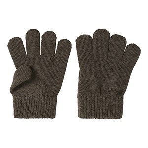 Name It - NMN MAGIC KNIT GLOVES, Chocolate Chip