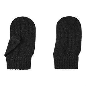 Name It - Magic Knit Glitter Mittens / Luffer, Black