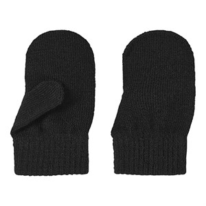 Name It - Magic Knit Mittens / Luffer, Black