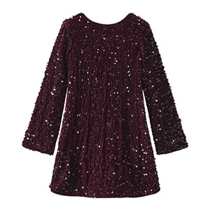 Name It - Rusitta LS Dress, Burgundy