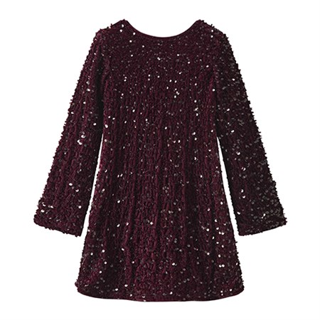 Name It - Rusitta LS Dress, Burgundy