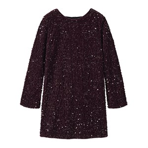 Name It - NKF RUSITTA LS DRESS, Catawba Grape