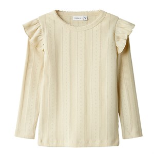 Name It - Julia Slim T-shirt Noos LS, Summer Sand