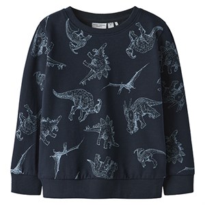 Name It - Varon AOP Sweatshirt UNB Noos LS, Dark Sapphire