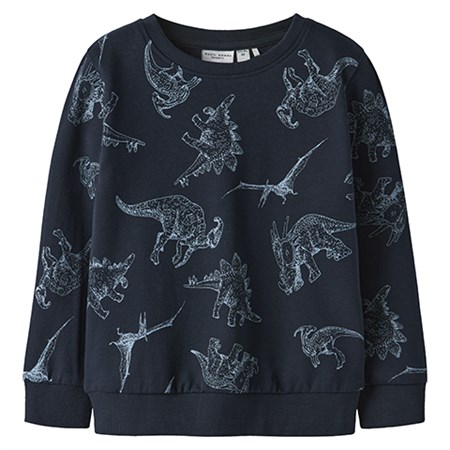 Name It - Varon AOP Sweatshirt UNB Noos LS, Dark Sapphire