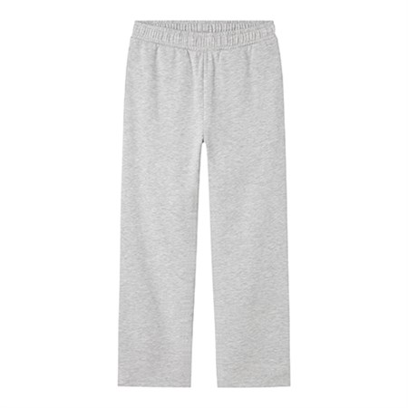 Name It - Mille Straight Sweat Pants UNB Noos, Light Grey Melange