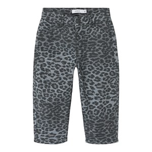 Name It - Bella Twill Mom Pants 4444-TD Noos, Night Owl/Grey Leopard