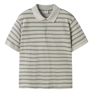 Name It - Volo Nreg Polo SS, Chateau Gray Stripes