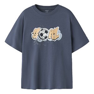 Name It - NKM Veldo SS Nreg Top - Goal, Vintage Indigo