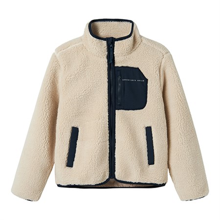 Name It - Mattia Sherpa Jacket PB, Moonbeam