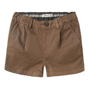 Name It - Ryan Jog Twill Shorts 4451-LA H, Walnut