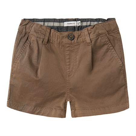 Name It - Ryan Jog Twill Shorts 4451-LA H, Walnut