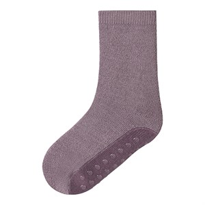 Name It - NMF WAKSI WO/BL TERRY SOCK EXTRA NON SKID, Toadstool