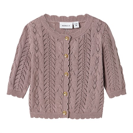 Name It - Jollie Knit Cardigan LS, Purple Dove