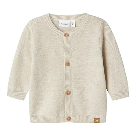 Name It - Jolle Knit Cardigan LS, Peyote Melange