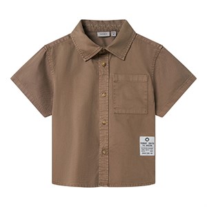 Name It - Hetim Os Shirt SS, Walnut