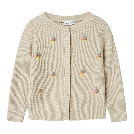 Name It - Josie Knit Cardigan LS, Peyote Melange