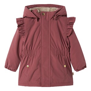 Name It - Snow05 Jacket Frill FO, Rose Brown