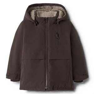 Name It - NMM SNOW05 JACKET SOLID 2FO, Seal Brown 