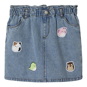 Name It - Ova Squish Denim Skirt BFU, Medium Blue Denim