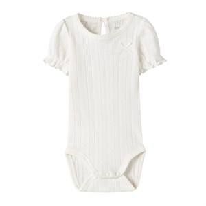 Name It - NBF HAPPY SS BODY, Cloud Dancer