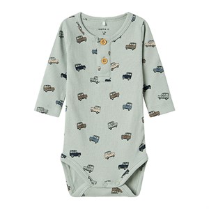 Name It - Hukab M Body LS, Aqua Gray