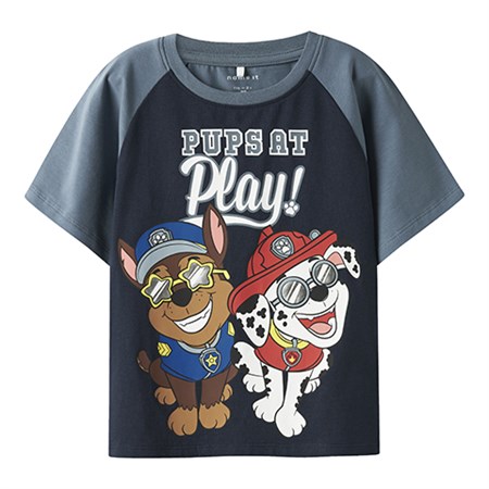 Name It - Mulin Pawpatrol Nreg Top CPLG SS, Blue Mirage