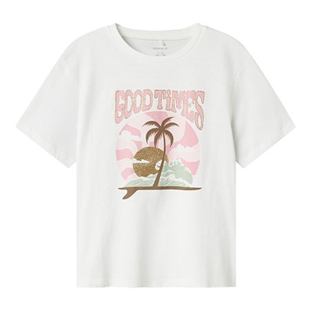 Name It - Jekan Nreg Top SS, Bright White