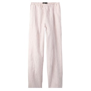 LMTD - Kelle Poplin Wide Pants, Pink Marshmallow Stribes/ Black Coffee
