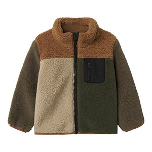 Name It - Monico Teddy Jacket Block, Toasted Coconut