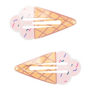 Name It - Icecream 2 Pack Hairclips, Cameo  Pink