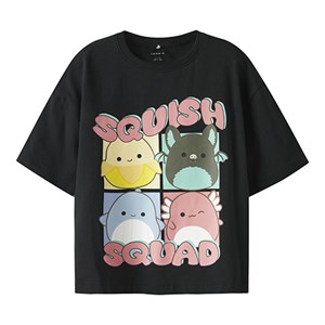 Name It - Jixera Squish RLX Top BFU SS, Black
