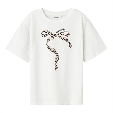 Name It - Lisemarie Nreg Top SS, Bright White