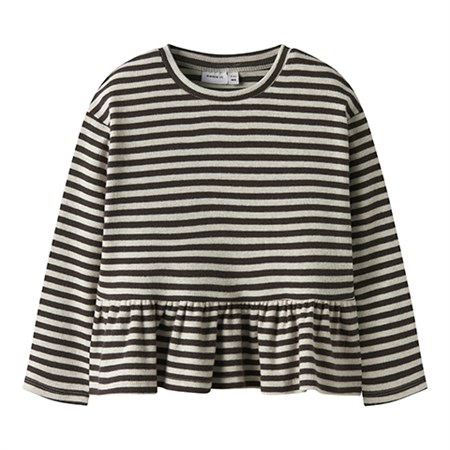 Name It - Luna Top, Peyote Stripes / Seal Brown