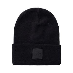 Name It - NKN MALIK KNIT BEANIE BADGE1, Black