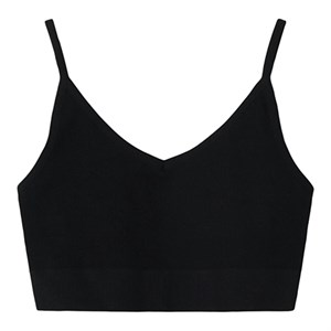 LMTD - Kailey Rib Bralette Noos, Black