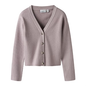 Name It - Larenlise XLS Knit Cardigan LS, Burnished Lilac