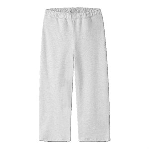 LMTD - Nizu Wide Sweat Pant Bru Noos, Light Grey Melange