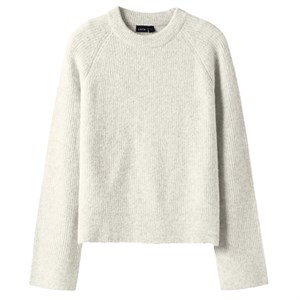 LMTD - Kleave Short Knit Noos LS, Antique White